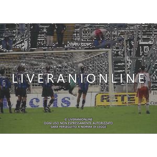 24-10-1999 BERGAMO CAMPIONATO DI CALCIO SERIE B ATALANTA-PISTOIESE 3-1 NELLA FOTO AZIONE DI GIOCO AG ALDO LIVERANI SAS