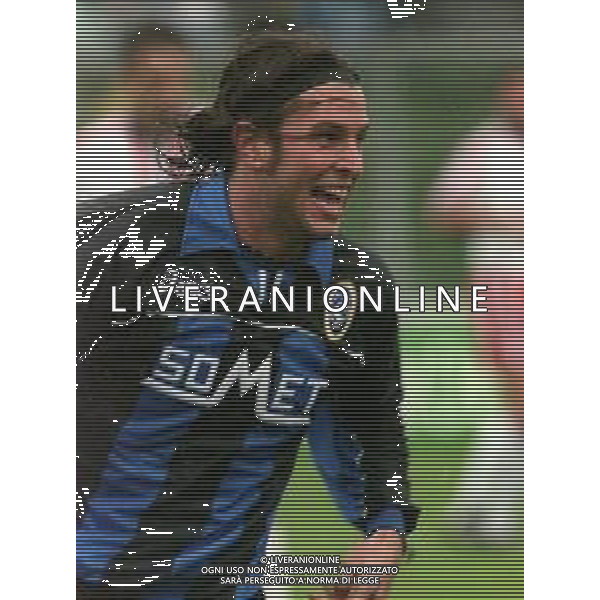24-10-1999 BERGAMO CAMPIONATO DI CALCIO SERIE B ATALANTA-PISTOIESE 3-1 NELLA FOTO CRISTIANO DONI DOPO IL GOAL AG ALDO LIVERANI SAS