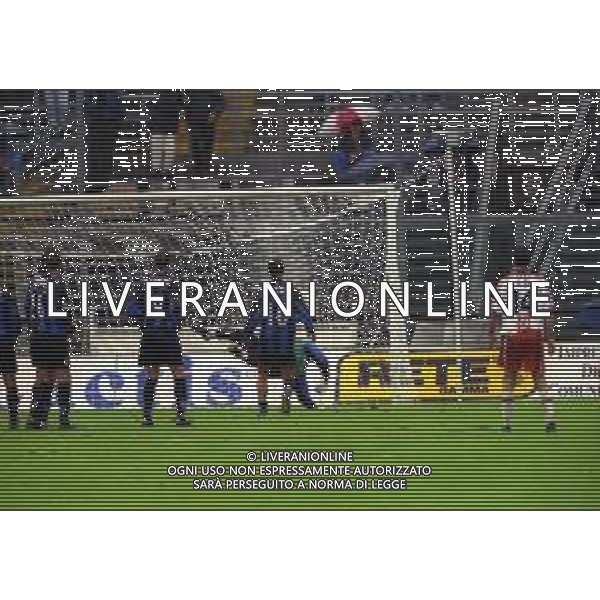 24-10-1999 BERGAMO CAMPIONATO DI CALCIO SERIE B ATALANTA-PISTOIESE 3-1 NELLA FOTO GOAL PISTOIESE AG ALDO LIVERANI SAS
