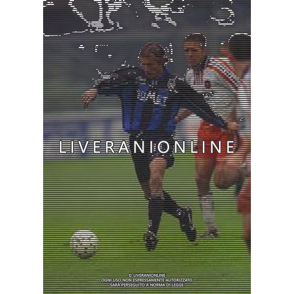 24-10-1999 BERGAMO CAMPIONATO DI CALCIO SERIE B ATALANTA-PISTOIESE 3-1 NELLA FOTO CLAUDIO CANIGGIA AG ALDO LIVERANI SAS
