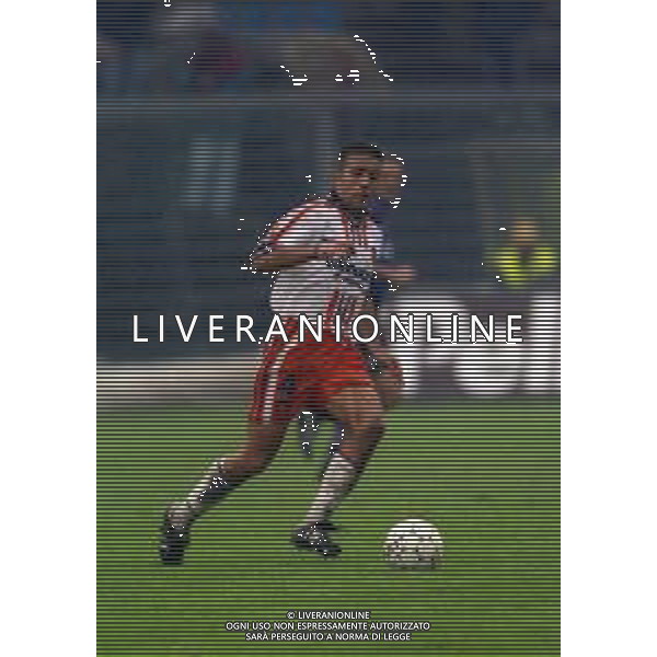 24-10-1999 BERGAMO CAMPIONATO DI CALCIO SERIE B ATALANTA-PISTOIESE 3-1 NELLA FOTO GIANLUCA LILLO AG ALDO LIVERANI SAS