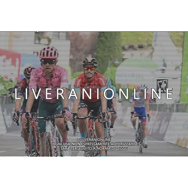 19-04-2022 Tour Of The Alps; Tappa 02 Fiera Di Primiero - Lana; 2022, Bahrain - Victorious; Landa Meana, Mikel; Lana; ©SIROTTI/AGENZIA ALDO LIVERANI SAS