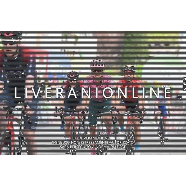 19-04-2022 Tour Of The Alps; Tappa 02 Fiera Di Primiero - Lana; 2022, Ef Education - Easypost; Chaves Rubio, Johan Estaban; Lana; ©SIROTTI/AGENZIA ALDO LIVERANI SAS