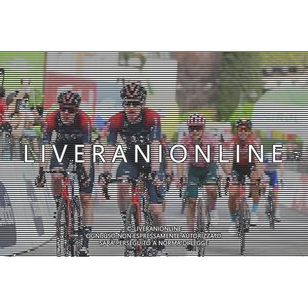 19-04-2022 Tour Of The Alps; Tappa 02 Fiera Di Primiero - Lana; 2022, Ineos - Grenadiers; Sivakov, Pavel; Dunbar, Eddie; Lana; ©SIROTTI/AGENZIA ALDO LIVERANI SAS
