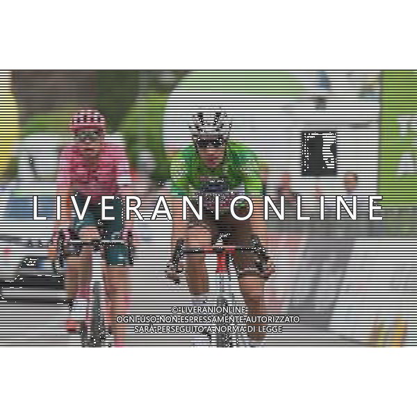 19-04-2022 Tour Of The Alps; Tappa 02 Fiera Di Primiero - Lana; 2022, Ag2r - Citroen; Bouchard, Geoffrey; Lana; ©SIROTTI/AGENZIA ALDO LIVERANI SAS