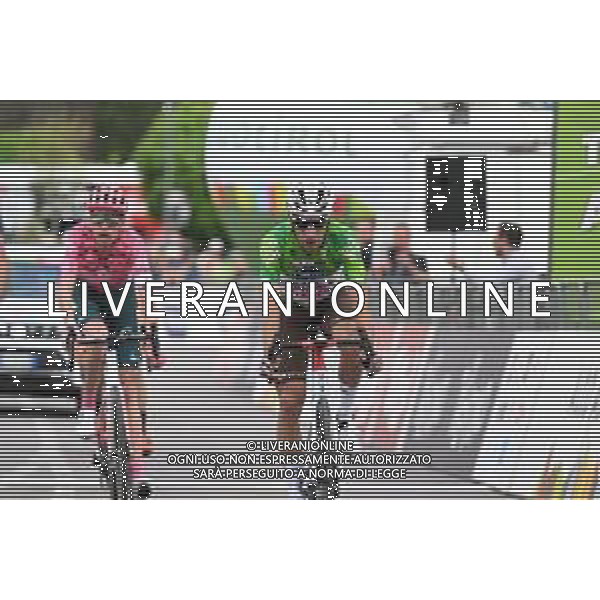 19-04-2022 Tour Of The Alps; Tappa 02 Fiera Di Primiero - Lana; 2022, Ag2r - Citroen; Bouchard, Geoffrey; Lana; ©SIROTTI/AGENZIA ALDO LIVERANI SAS