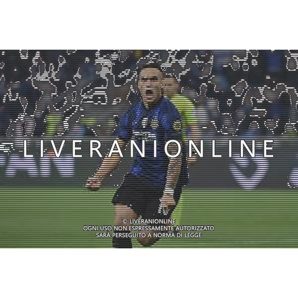 Lautaro Martinez (Inter) esulta dopo il gol dell\'1 a 0 Inter vs Milan Coppa Italia Frecciarossa - semifinale gara di ritorno Milano 19-04-2022 Stadio Giuseppe Meazza - San Siro foto Roberto Garavaglia/ag. Aldo Liverani sas /AGENZIA ALDO LIVERANI SAS