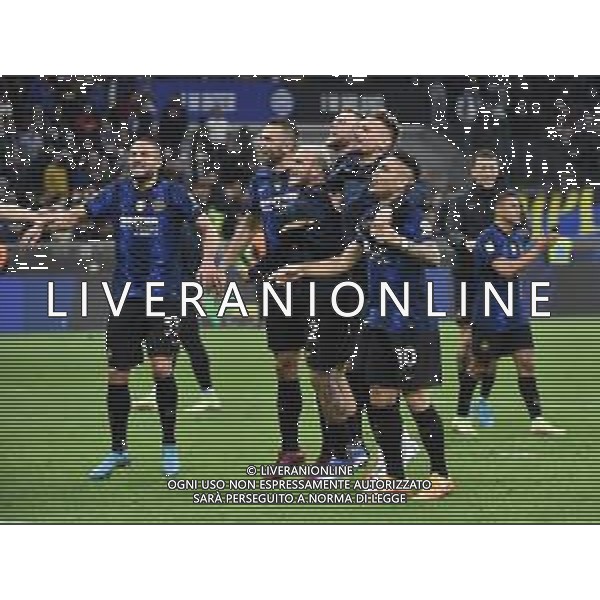 esultanza finale Inter Inter vs Milan Coppa Italia Frecciarossa - semifinale gara di ritorno Milano 19-04-2022 Stadio Giuseppe Meazza - San Siro foto Roberto Garavaglia/ag. Aldo Liverani sas /AGENZIA ALDO LIVERANI SAS