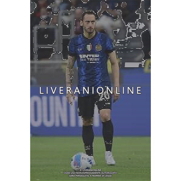 Hakan Calhanoglu (Inter) Inter vs Milan Coppa Italia Frecciarossa - semifinale gara di ritorno Milano 19-04-2022 Stadio Giuseppe Meazza - San Siro foto Roberto Garavaglia/ag. Aldo Liverani sas /AGENZIA ALDO LIVERANI SAS