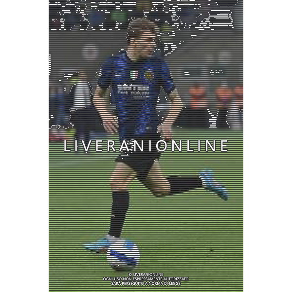 Nicolo\' Barella (Inter) Inter vs Milan Coppa Italia Frecciarossa - semifinale gara di ritorno Milano 19-04-2022 Stadio Giuseppe Meazza - San Siro foto Roberto Garavaglia/ag. Aldo Liverani sas /AGENZIA ALDO LIVERANI SAS