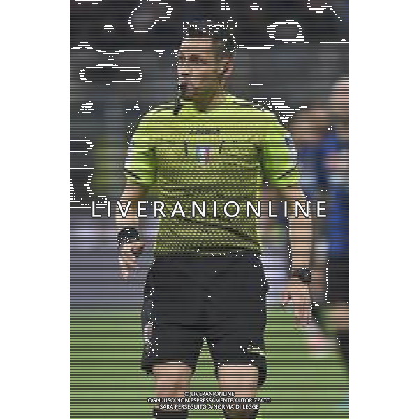 l\'arbitro Maurizio Mariani di Aprilia (LT) Inter vs Milan Coppa Italia Frecciarossa - semifinale gara di ritorno Milano 19-04-2022 Stadio Giuseppe Meazza - San Siro foto Roberto Garavaglia/ag. Aldo Liverani sas /AGENZIA ALDO LIVERANI SAS