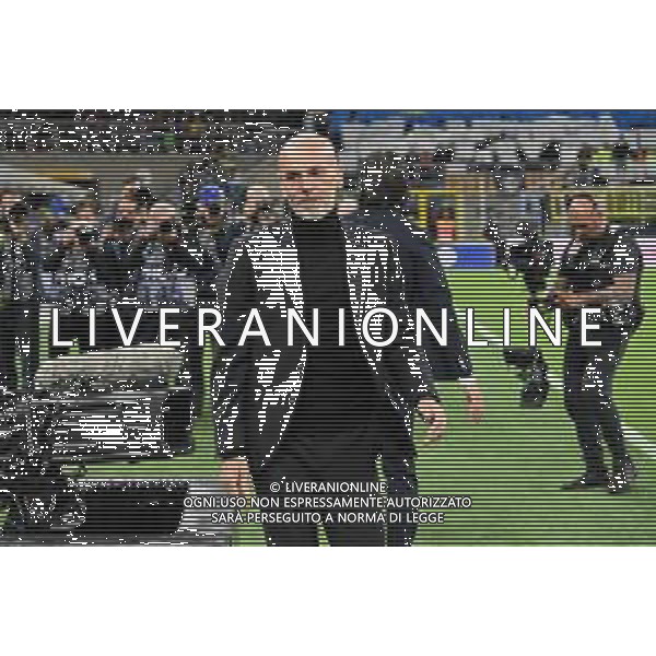 Stefano Pioli allenatore Milan Inter vs Milan Coppa Italia Frecciarossa - semifinale gara di ritorno Milano 19-04-2022 Stadio Giuseppe Meazza - San Siro foto Roberto Garavaglia/ag. Aldo Liverani sas /AGENZIA ALDO LIVERANI SAS