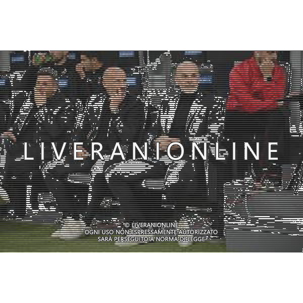 Stefano Pioli allenatore Milan e sulla SX il suo vice Giacomo Murelli Inter vs Milan Coppa Italia Frecciarossa - semifinale gara di ritorno Milano 19-04-2022 Stadio Giuseppe Meazza - San Siro foto Roberto Garavaglia/ag. Aldo Liverani sas /AGENZIA ALDO LIVERANI SAS