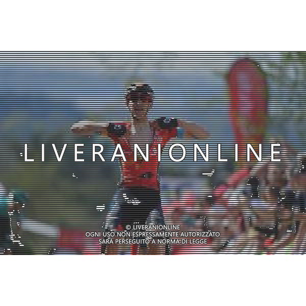 20-04-2022 La Fleche Wallonne; 2022, Bahrain - Victorious; Teuns, Dylan; Huy; ©SIROTTI/AGENZIA ALDO LIVERANI SAS
