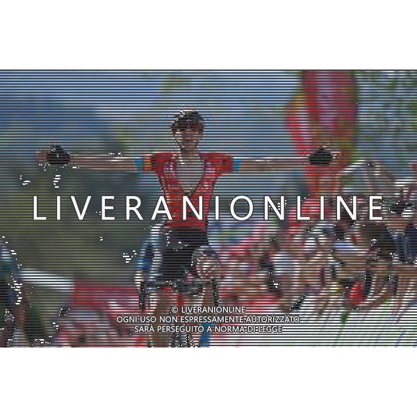 20-04-2022 La Fleche Wallonne; 2022, Bahrain - Victorious; Teuns, Dylan; Huy; ©SIROTTI/AGENZIA ALDO LIVERANI SAS