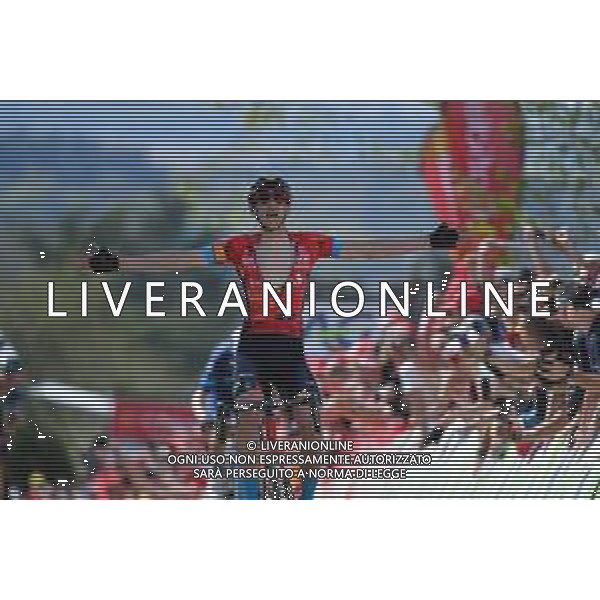 20-04-2022 La Fleche Wallonne; 2022, Bahrain - Victorious; Teuns, Dylan; Huy; ©SIROTTI/AGENZIA ALDO LIVERANI SAS