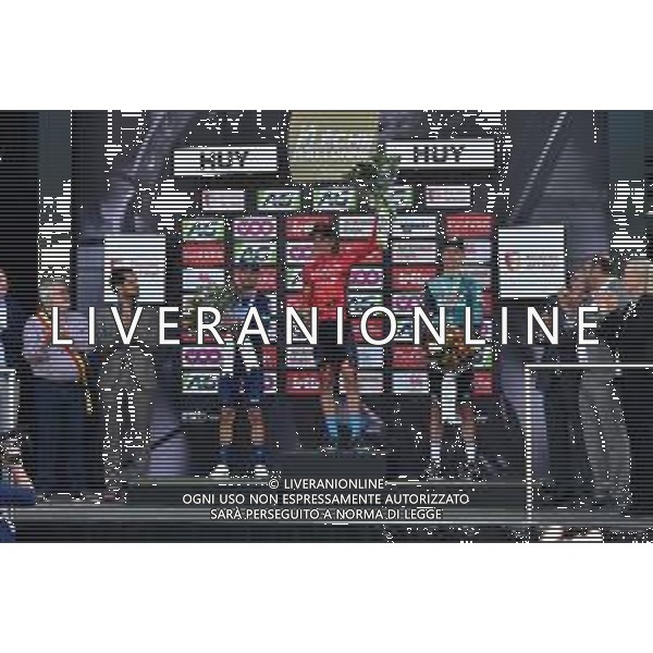 20-04-2022 La Fleche Wallonne; 2022, Bahrain - Victorious; 2022, Movistar; 2022, Bora - Hansgrohe; Teuns, Dylan; Valverde, Alejandro; Vlasov, Aleksandr; Huy; ©SIROTTI/AGENZIA ALDO LIVERANI SAS