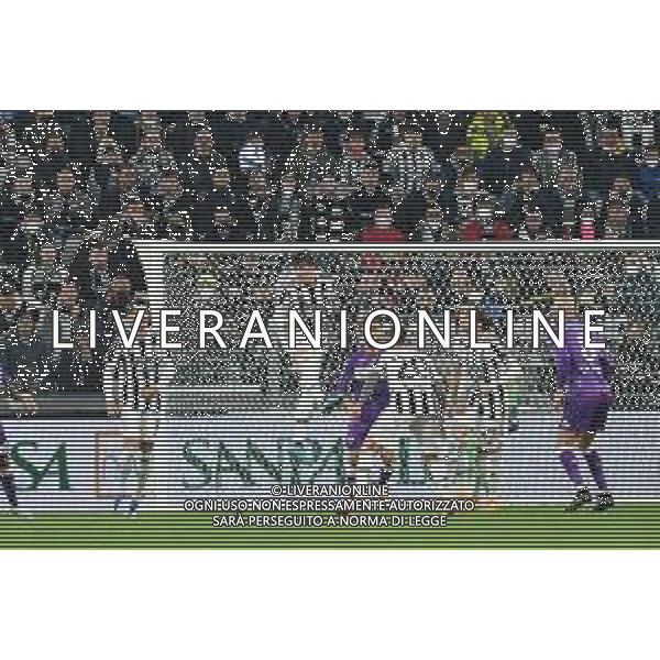 Torino 10.02.2022 Stadio Allianz Stadium ©Alessandro Falzone/Agenzia Aldo Liverani Juventus vs Fiorentina Semifinale di Coppa Italia Frecciarossa 2021/2022 Nella foto : DUSAN VLAHOVIC ©FALZONE/AGENZIA ALDO LIVERANI SAS
