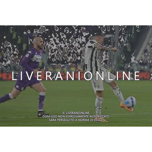 Torino 10.02.2022 Stadio Allianz Stadium ©Alessandro Falzone/Agenzia Aldo Liverani Juventus vs Fiorentina Semifinale di Coppa Italia Frecciarossa 2021/2022 Nella foto : GOL DI FEDERICO BERNARDESCHI ©FALZONE/AGENZIA ALDO LIVERANI SAS