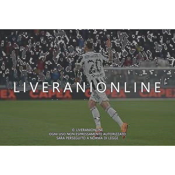 Torino 10.02.2022 Stadio Allianz Stadium ©Alessandro Falzone/Agenzia Aldo Liverani Juventus vs Fiorentina Semifinale di Coppa Italia Frecciarossa 2021/2022 Nella foto : ESULTANZA DOPO GOL DI FEDERICO BERNARDESCHI ©FALZONE/AGENZIA ALDO LIVERANI SAS