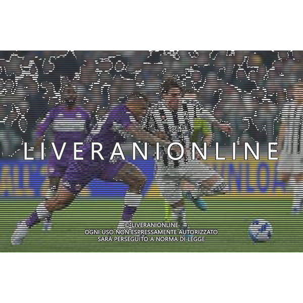 Torino 10.02.2022 Stadio Allianz Stadium ©Alessandro Falzone/Agenzia Aldo Liverani Juventus vs Fiorentina Semifinale di Coppa Italia Frecciarossa 2021/2022 Nella foto : DUSAN VLAHOVIC -IGOR ©FALZONE/AGENZIA ALDO LIVERANI SAS