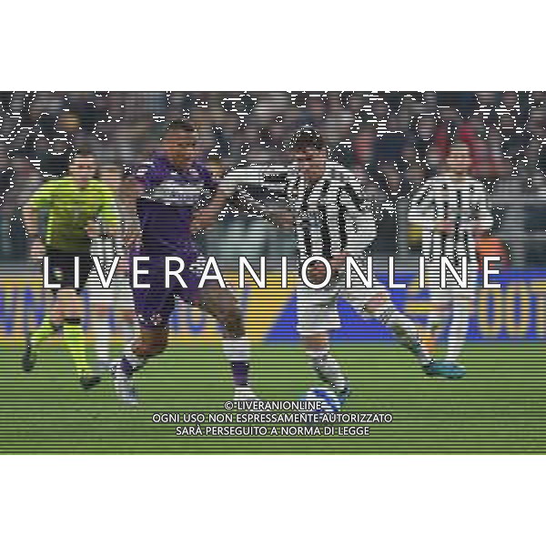 Torino 10.02.2022 Stadio Allianz Stadium ©Alessandro Falzone/Agenzia Aldo Liverani Juventus vs Fiorentina Semifinale di Coppa Italia Frecciarossa 2021/2022 Nella foto : DUSAN VLAHOVIC -IGOR ©FALZONE/AGENZIA ALDO LIVERANI SAS