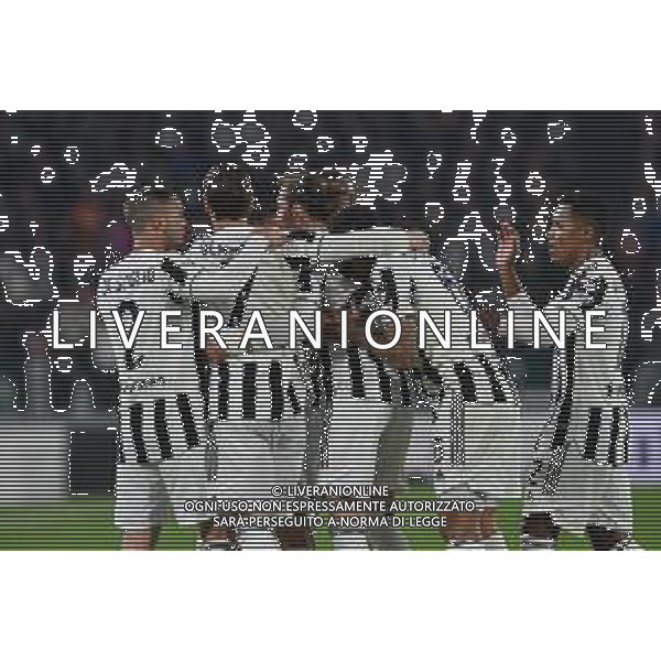 Torino 10.02.2022 Stadio Allianz Stadium ©Alessandro Falzone/Agenzia Aldo Liverani Juventus vs Fiorentina Semifinale di Coppa Italia Frecciarossa 2021/2022 Nella foto : ESULTANZA DOPO GOL DI FEDERICO BERNARDESCHI ©FALZONE/AGENZIA ALDO LIVERANI SAS