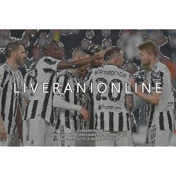Torino 10.02.2022 Stadio Allianz Stadium ©Alessandro Falzone/Agenzia Aldo Liverani Juventus vs Fiorentina Semifinale di Coppa Italia Frecciarossa 2021/2022 Nella foto : ESULTANZA JUVE ©FALZONE/AGENZIA ALDO LIVERANI SAS