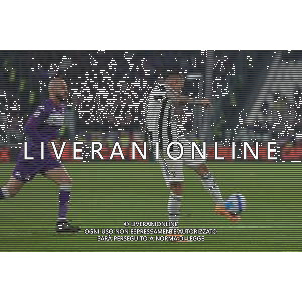 Torino 10.02.2022 Stadio Allianz Stadium ©Alessandro Falzone/Agenzia Aldo Liverani Juventus vs Fiorentina Semifinale di Coppa Italia Frecciarossa 2021/2022 Nella foto : Gol di Federico Bernardeschi ©Falzone/AGENZIA ALDO LIVERANI SAS