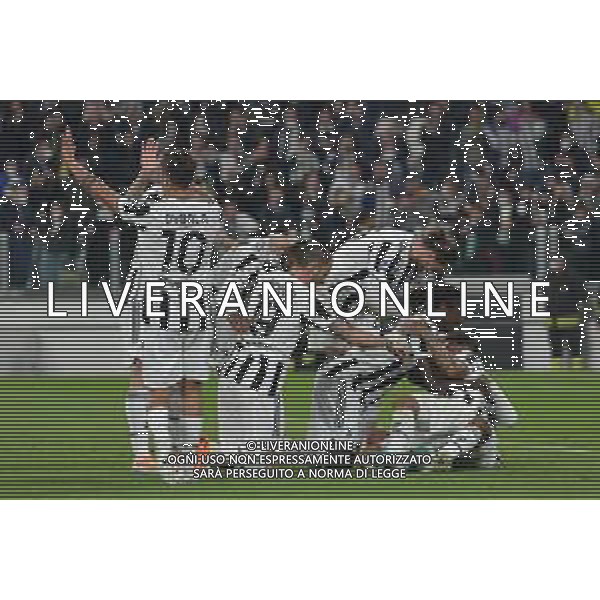 Torino 10.02.2022 Stadio Allianz Stadium ©Alessandro Falzone/Agenzia Aldo Liverani Juventus vs Fiorentina Semifinale di Coppa Italia Frecciarossa 2021/2022 Nella foto : Esultanza gol di Danilo ©Falzone/AGENZIA ALDO LIVERANI SAS