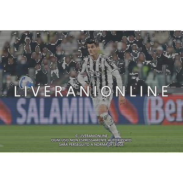 Torino 10.02.2022 Stadio Allianz Stadium ©Alessandro Falzone/Agenzia Aldo Liverani Juventus vs Fiorentina Semifinale di Coppa Italia Frecciarossa 2021/2022 Nella foto : Alvaro Morata ©Falzone/AGENZIA ALDO LIVERANI SAS