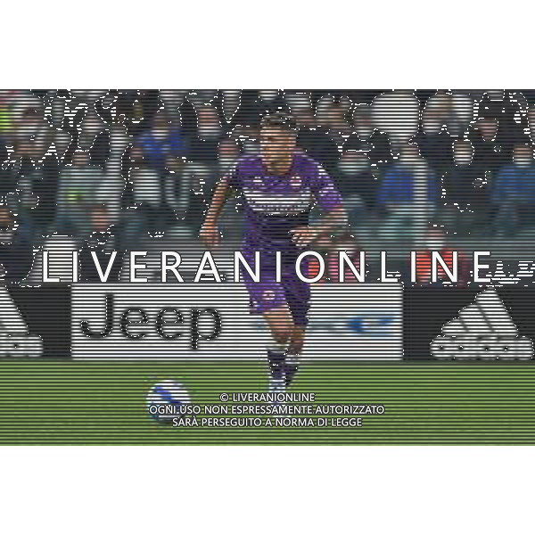 Torino 10.02.2022 Stadio Allianz Stadium ©Alessandro Falzone/Agenzia Aldo Liverani Juventus vs Fiorentina Semifinale di Coppa Italia Frecciarossa 2021/2022 Nella foto : Lucas Martinez Quarta ©Falzone/AGENZIA ALDO LIVERANI SAS
