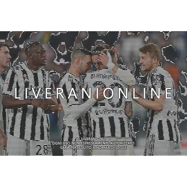 Torino 10.02.2022 Stadio Allianz Stadium ©Alessandro Falzone/Agenzia Aldo Liverani Juventus vs Fiorentina Semifinale di Coppa Italia Frecciarossa 2021/2022 Nella foto : Esultanza Juventus ©Falzone/AGENZIA ALDO LIVERANI SAS