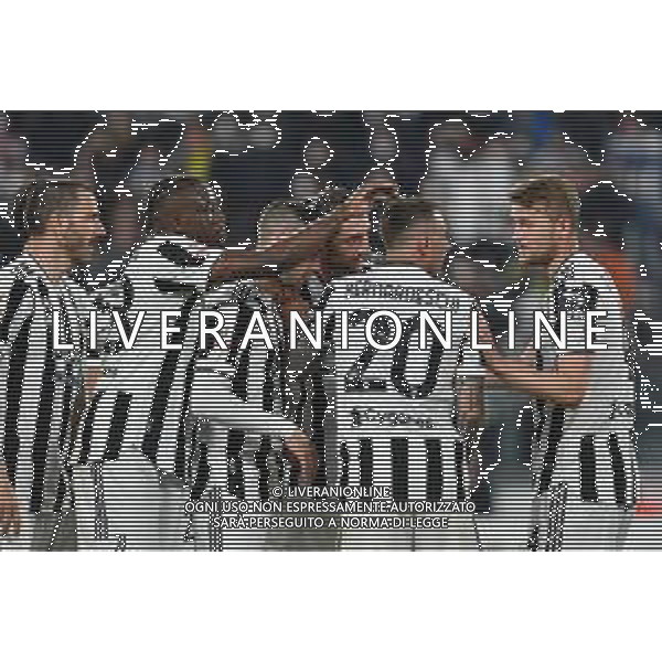 Torino 10.02.2022 Stadio Allianz Stadium ©Alessandro Falzone/Agenzia Aldo Liverani Juventus vs Fiorentina Semifinale di Coppa Italia Frecciarossa 2021/2022 Nella foto : Esultanza Juventus ©Falzone/AGENZIA ALDO LIVERANI SAS