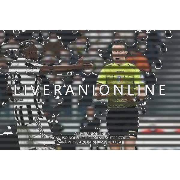Torino 10.02.2022 Stadio Allianz Stadium ©Alessandro Falzone/Agenzia Aldo Liverani Juventus vs Fiorentina Semifinale di Coppa Italia Frecciarossa 2021/2022 Nella foto : Arbitro: DANIELE DOVERI - zakaria ©Falzone/AGENZIA ALDO LIVERANI SAS