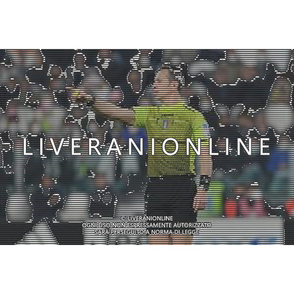 Torino 10.02.2022 Stadio Allianz Stadium ©Alessandro Falzone/Agenzia Aldo Liverani Juventus vs Fiorentina Semifinale di Coppa Italia Frecciarossa 2021/2022 Nella foto : Arbitro: DANIELE DOVERI ©Falzone/AGENZIA ALDO LIVERANI SAS