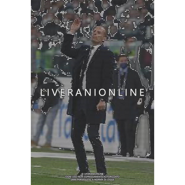 Torino 10.02.2022 Stadio Allianz Stadium ©Alessandro Falzone/Agenzia Aldo Liverani Juventus vs Fiorentina Semifinale di Coppa Italia Frecciarossa 2021/2022 Nella foto : Massimiliano Allegri ©Falzone/AGENZIA ALDO LIVERANI SAS