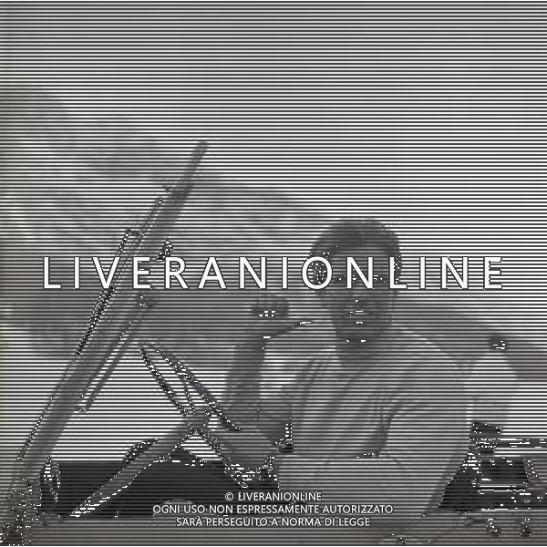 RETROSPETTIVA GIULIANO GEMMA ATTORE NELLA FOTO GIULIANO GEMMA A CORTINA D\'AMPEZZO ANNO 1969 AG ALDO LIVERANI SAS  