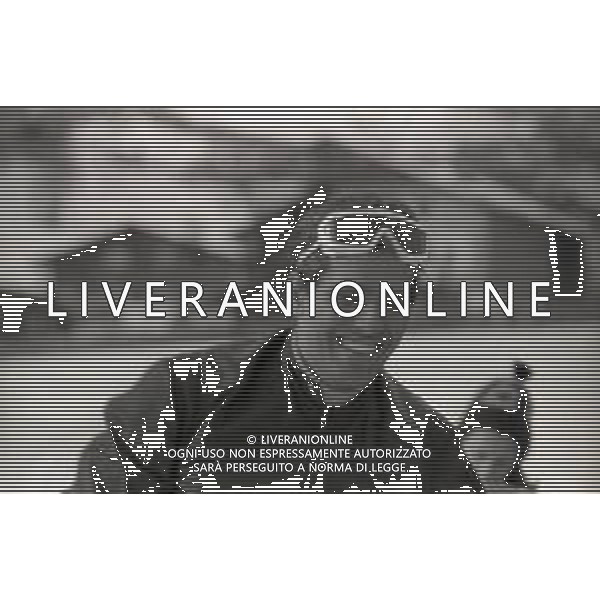 RETROSPETTIVA GIULIANO GEMMA ATTORE NELLA FOTO GIULIANO GEMMA A CORTINA D\'AMPEZZO ANNO 1969 AG ALDO LIVERANI SAS  