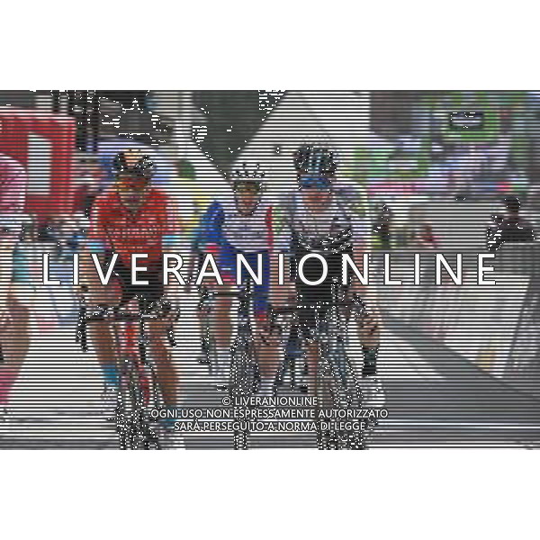 21-04-2022 Tour Of The Alps; Tappa 04 Villabassa - Kals Am Grossglockner; 2022, Bahrain - Victorious; 2022, Dsm; Landa Meana, Mikel; Arensman, Thymen; Kals Am Grossglockner; ©SIROTTI/AGENZIA ALDO LIVERANI SAS
