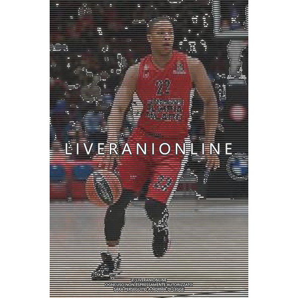 ¬© TVRG Devon Hall (Olimpia Milano) AX Armani Exchange Milano vs Anadolu Efes Istanbul Turkish Airlines EuroLeague gara 2 quarti di finale playoff Assago (MI) 21-04-2022 Mediolanum Forum foto Roberto Garavaglia/ag. Aldo Liverani sas/AGENZIA ALDO LIVERANI SAS