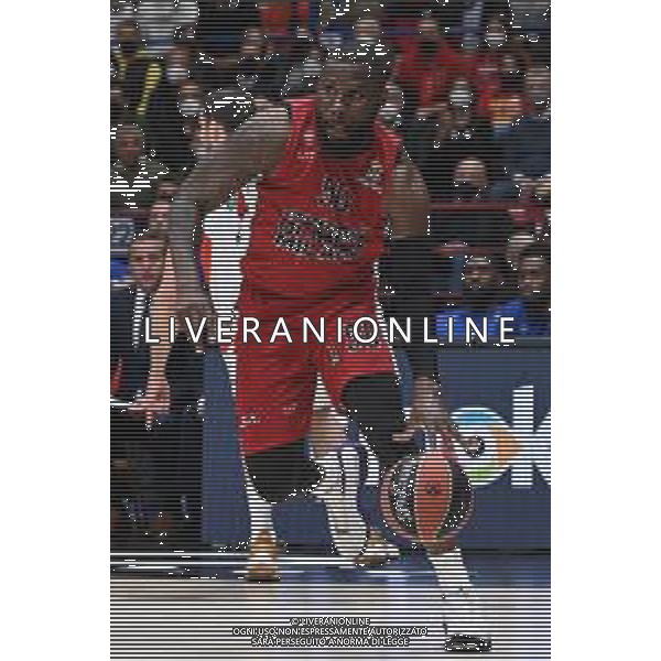 ¬© TVRG Benjamin Bentil (Olimpia Milano) AX Armani Exchange Milano vs Anadolu Efes Istanbul Turkish Airlines EuroLeague gara 2 quarti di finale playoff Assago (MI) 21-04-2022 Mediolanum Forum foto Roberto Garavaglia/ag. Aldo Liverani sas/AGENZIA ALDO LIVERANI SAS