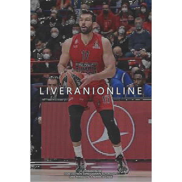¬© TVRG Gianpaolo Ricci (Olimpia Milano) AX Armani Exchange Milano vs Anadolu Efes Istanbul Turkish Airlines EuroLeague gara 2 quarti di finale playoff Assago (MI) 21-04-2022 Mediolanum Forum foto Roberto Garavaglia/ag. Aldo Liverani sas/AGENZIA ALDO LIVERANI SAS