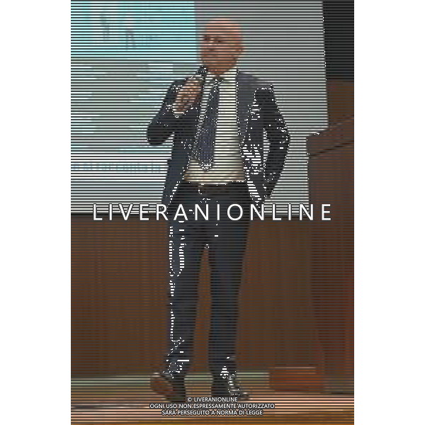 © TVRG Come si combatte la mafia nella foto Gianluigi Nuzzi giornalista Milano 22-04-2022 Presso l\'auditorium Gaber di Palazzo Pirelli si e\' svolta l\'iniziativa dal titolo Come si combatte la mafia foto Roberto Garavaglia/ag. Aldo Liverani sas