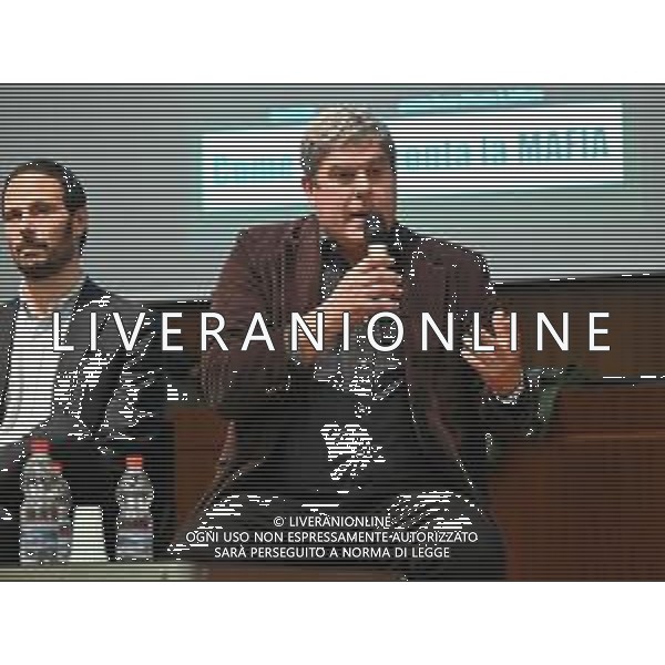 © TVRG Come si combatte la mafia nella foto Cristiano Barbarossa autore televisivo e scrittore Milano 22-04-2022 Presso l\'auditorium Gaber di Palazzo Pirelli si e\' svolta l\'iniziativa dal titolo Come si combatte la mafia foto Roberto Garavaglia/ag. Aldo Liverani sas