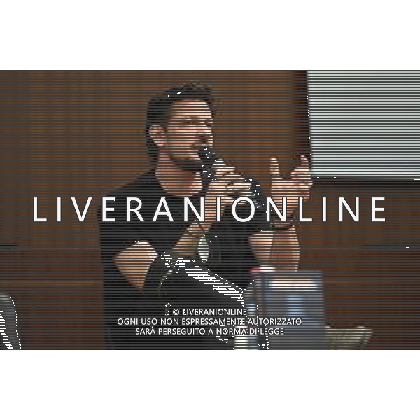 © TVRG Come si combatte la mafia nella foto Marcello Izzo sceneggiatore Milano 22-04-2022 Presso l\'auditorium Gaber di Palazzo Pirelli si e\' svolta l\'iniziativa dal titolo Come si combatte la mafia foto Roberto Garavaglia/ag. Aldo Liverani sas