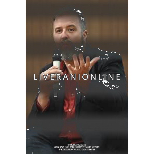 © TVRG Come si combatte la mafia nella foto Claudio Stassi fumettista Milano 22-04-2022 Presso l\'auditorium Gaber di Palazzo Pirelli si e\' svolta l\'iniziativa dal titolo Come si combatte la mafia foto Roberto Garavaglia/ag. Aldo Liverani sas