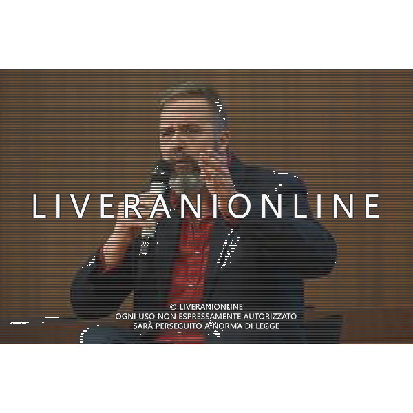 © TVRG Come si combatte la mafia nella foto Claudio Stassi fumettista Milano 22-04-2022 Presso l\'auditorium Gaber di Palazzo Pirelli si e\' svolta l\'iniziativa dal titolo Come si combatte la mafia foto Roberto Garavaglia/ag. Aldo Liverani sas