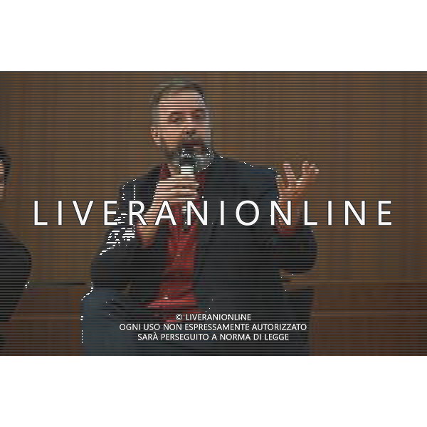 © TVRG Come si combatte la mafia nella foto Claudio Stassi fumettista Milano 22-04-2022 Presso l\'auditorium Gaber di Palazzo Pirelli si e\' svolta l\'iniziativa dal titolo Come si combatte la mafia foto Roberto Garavaglia/ag. Aldo Liverani sas