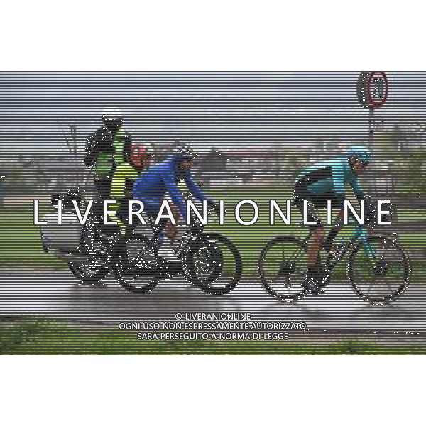 22-04-2022 Tour Of The Alps; Tappa 05 Lienz - Lienz; 2022, Groupama - Fdj; 2022, Astana - Qazaqstan; Pinot, Thibaut; De La Cruz, David; ©SIROTTI/AGENZIA ALDO LIVERANI SAS